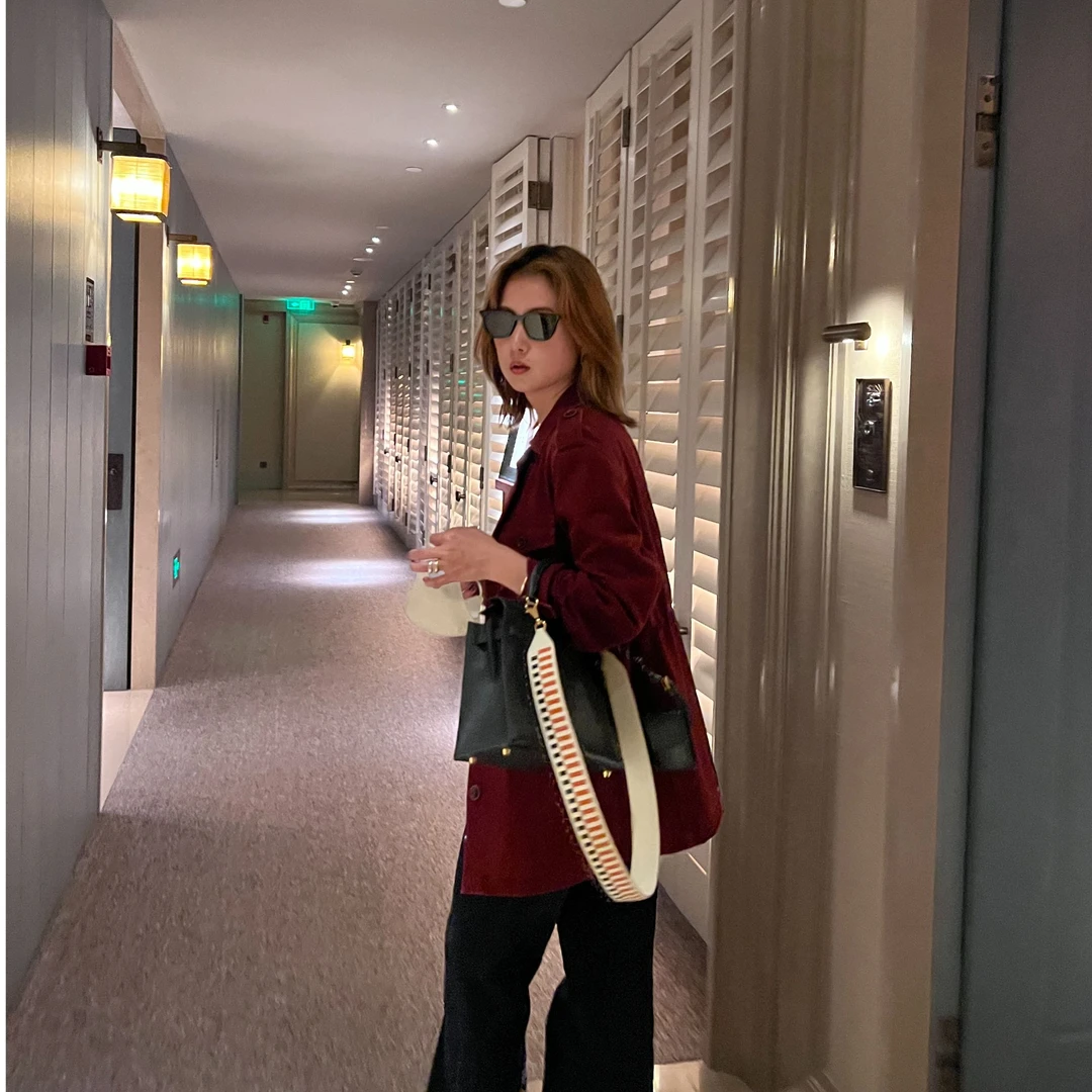 YOON深圳原创【红爵】高级感百搭外套【WT24-81154】