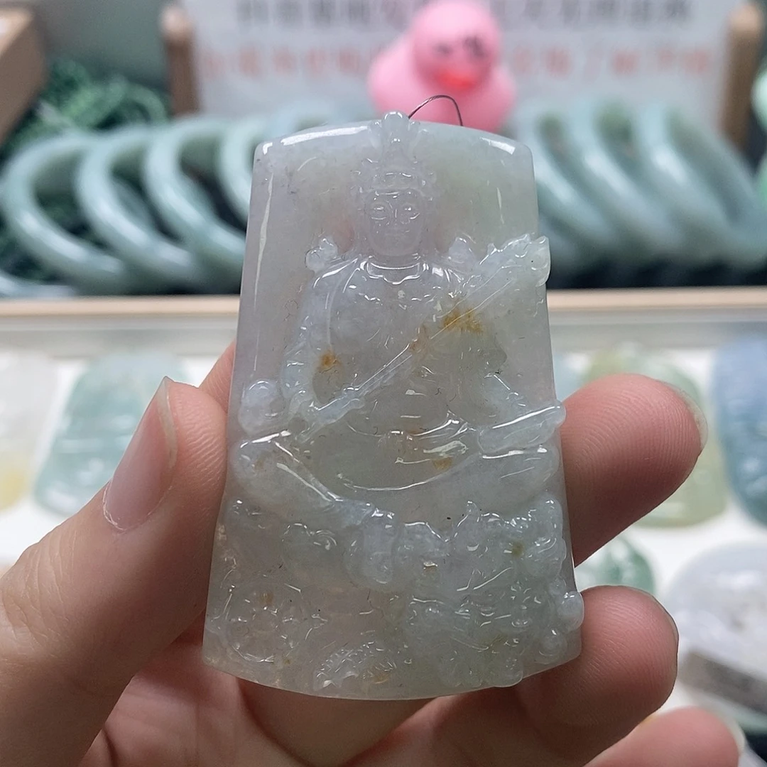 翡翠未镶嵌颈饰3-5翡翠A货挂件