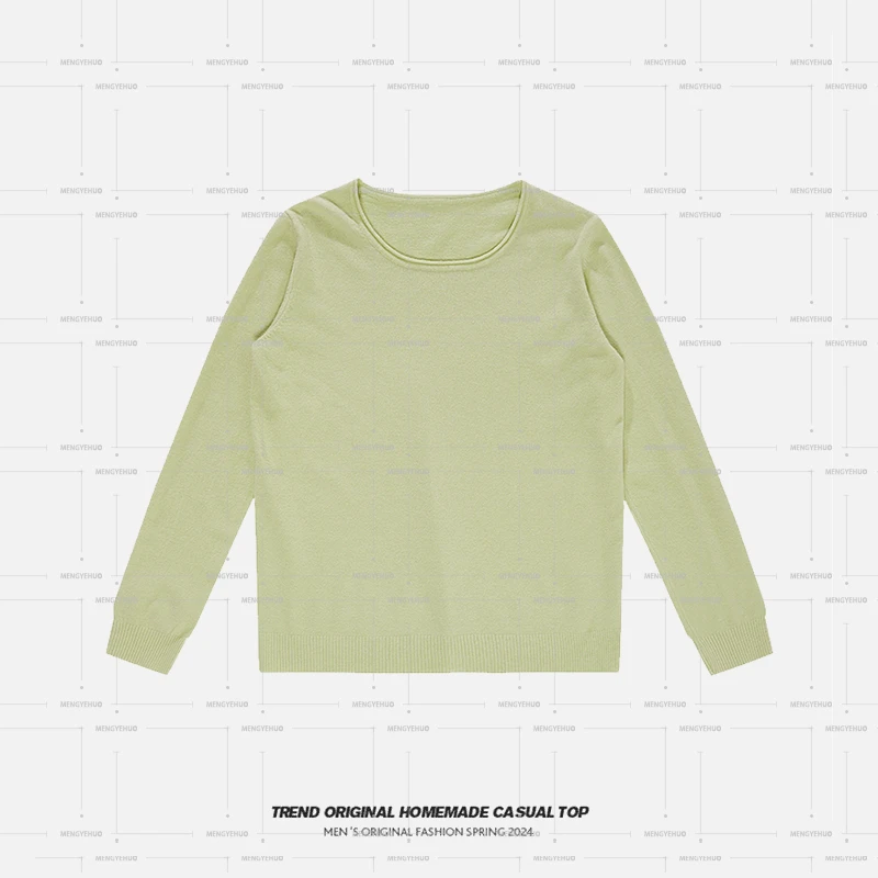 【毛衣系列】抹茶泡芙软糯针织毛衣休闲温柔风上衣