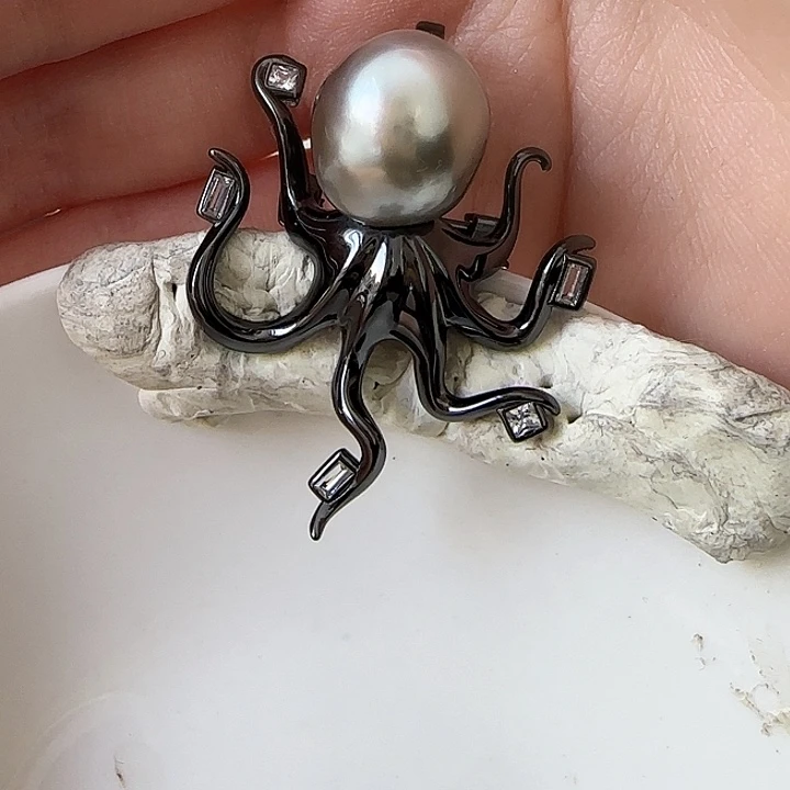 海水珍珠吊坠(赠链)银S925镶嵌