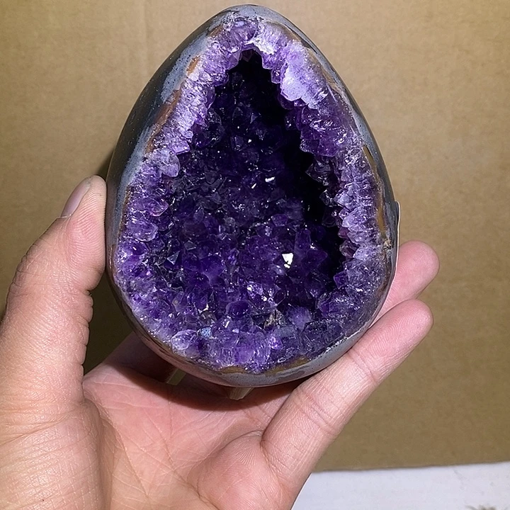 紫晶珠宝半成品未镶嵌096