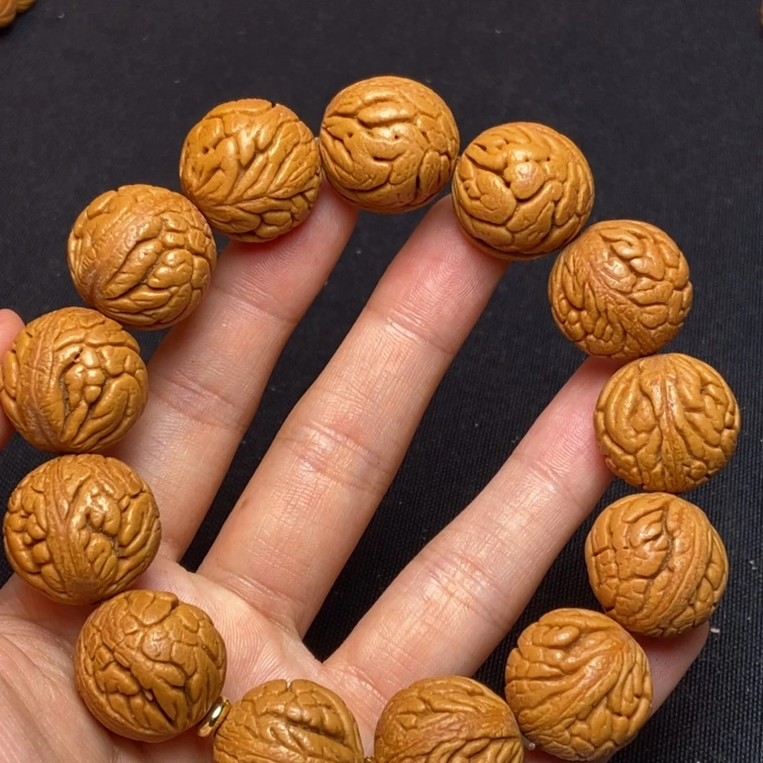 桃核手串秦岭龙纹桃核1