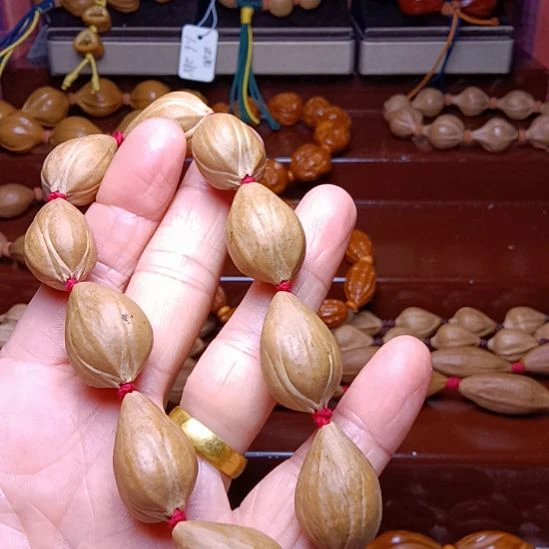手串/手链橄榄核橄榄核手串四花铁核老料1.8