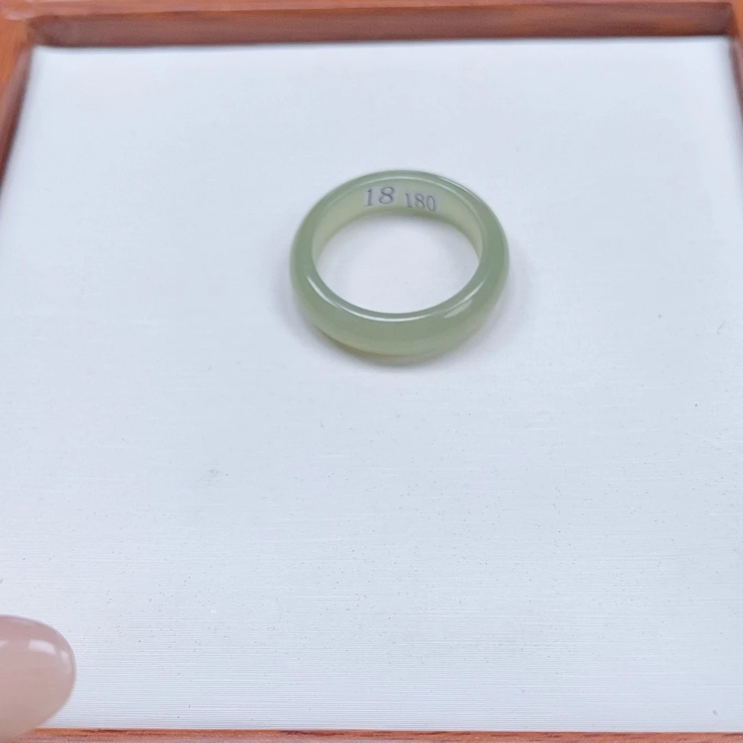 和田玉戒指未镶嵌细*专拍4-18.2