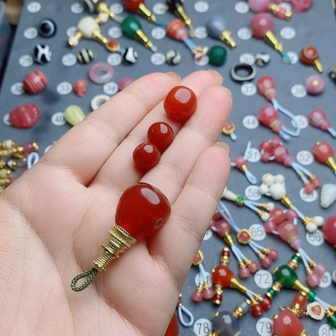 懒***猫玛瑙/玉髓未镶嵌饰品