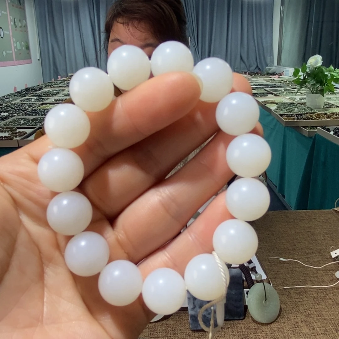 和田玉未镶嵌手链114