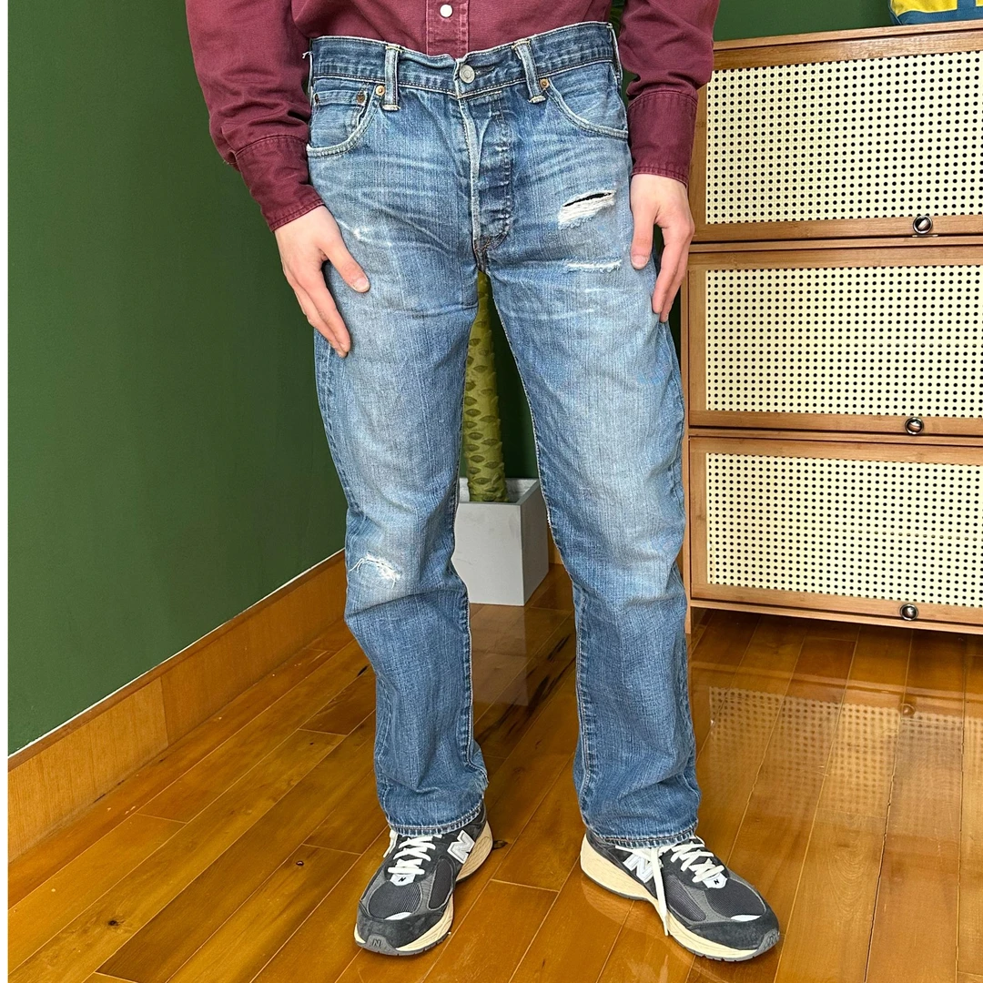 vintage小李家牛仔裤美产高货
