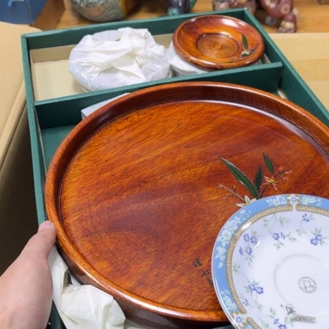 瓷片摆件工艺品瓷器摆件777