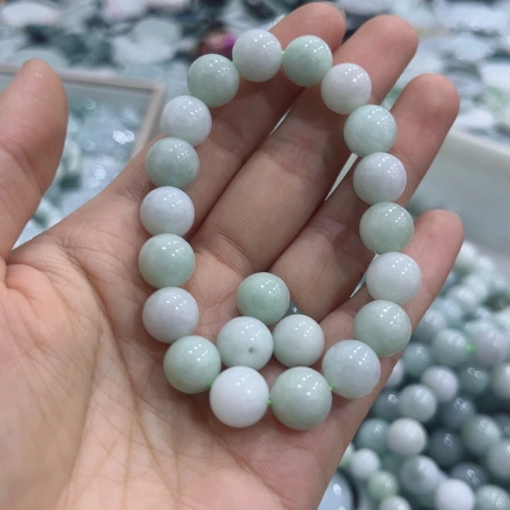 颈饰未镶嵌翡翠翡翠1.0圆珠