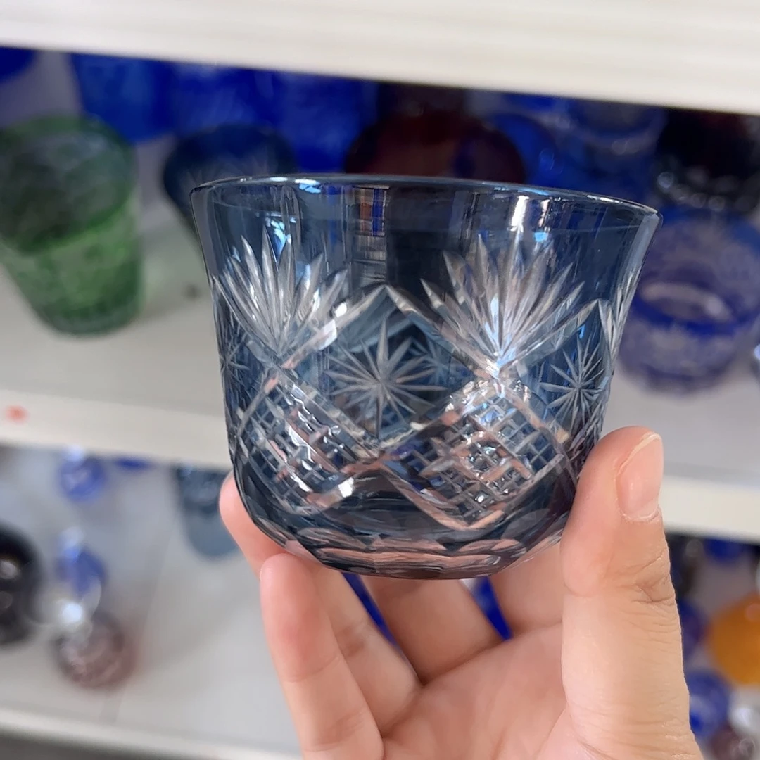 水晶玻璃高脚款微瑕一个