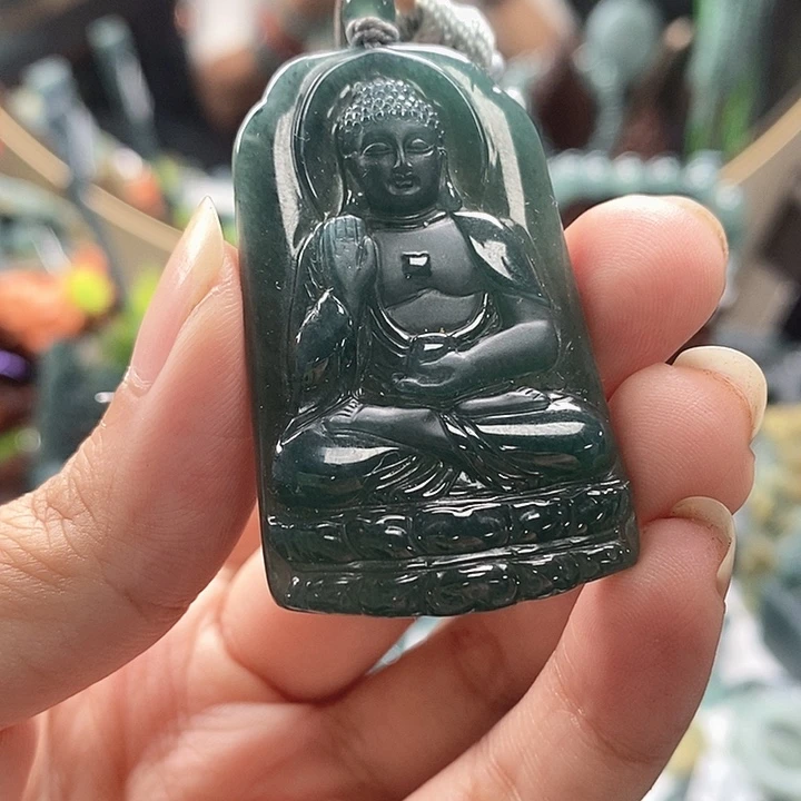 颈饰未镶嵌翡翠天然翡翠