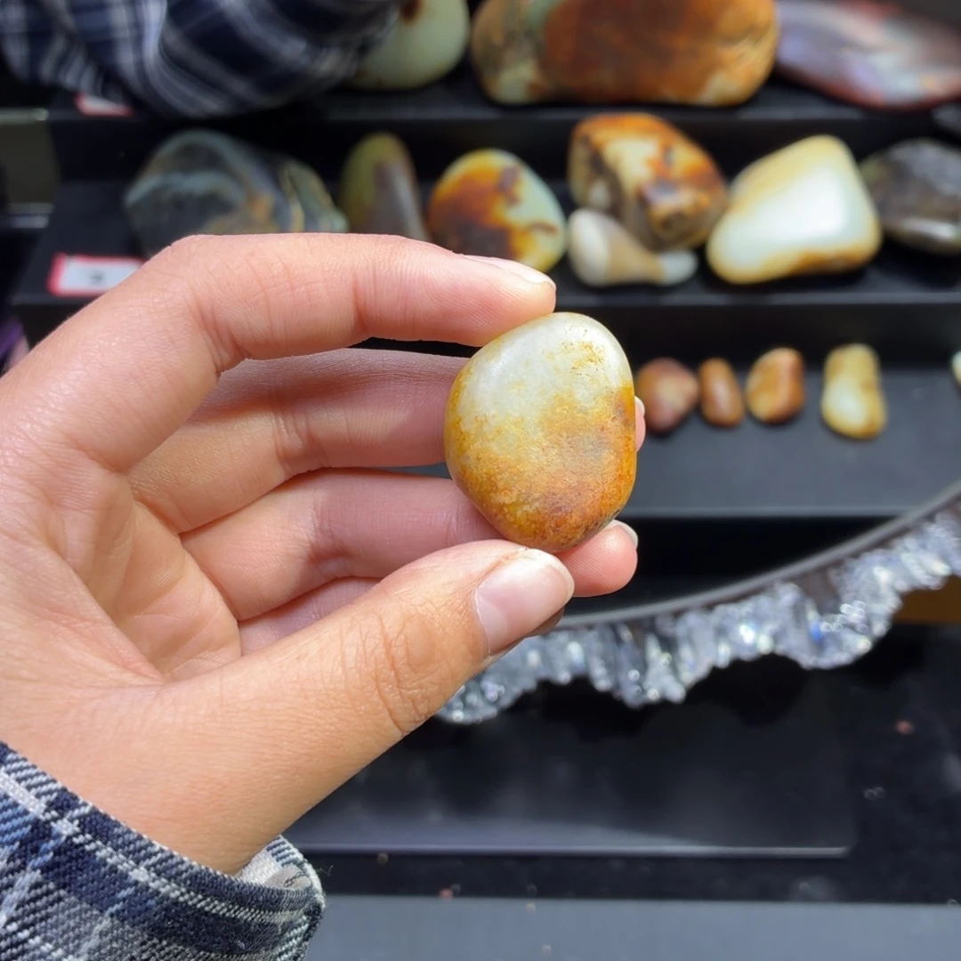 和田玉未镶嵌挂件18.9