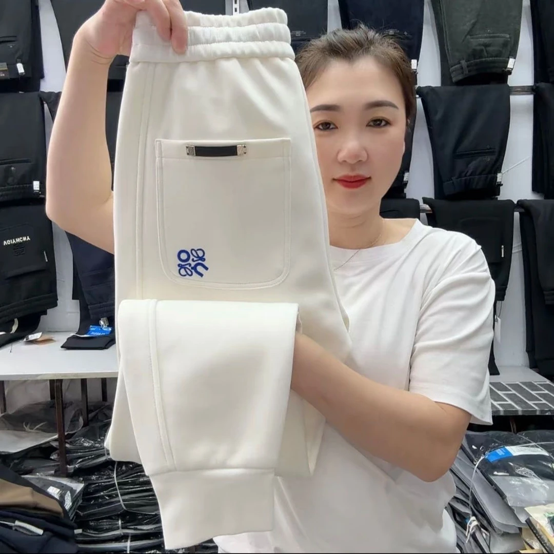 男士加厚棉质束脚休闲裤8852