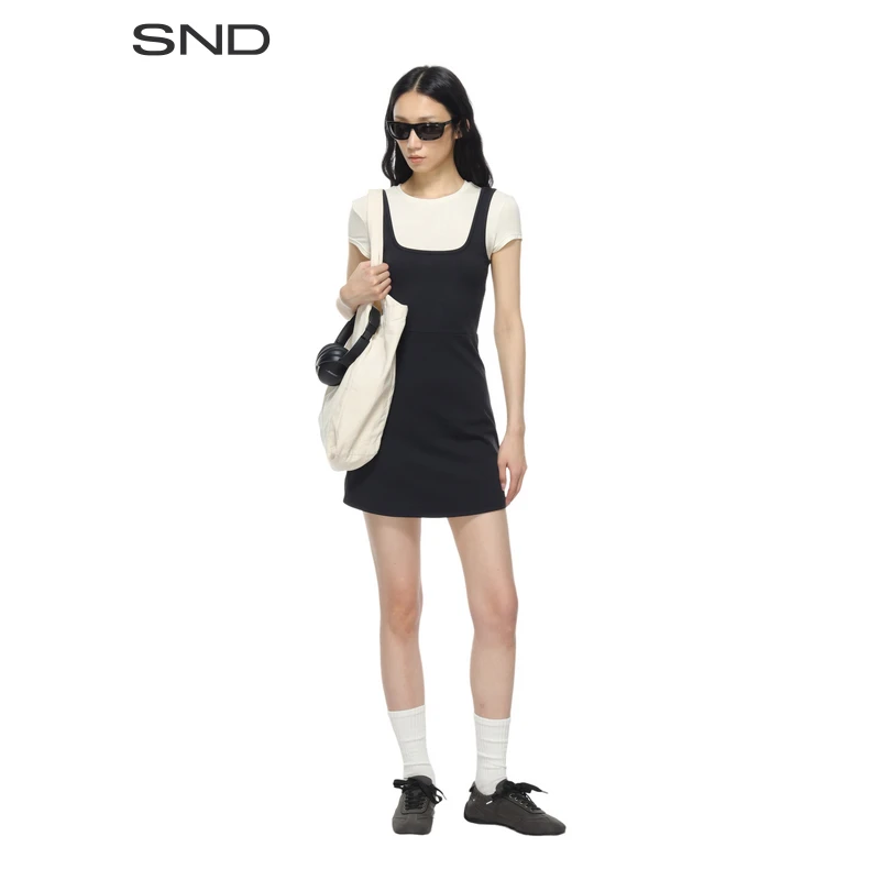 【SND CITY PROJECT 设计师品牌】SND SS25 基础款宽肩背心裙女款