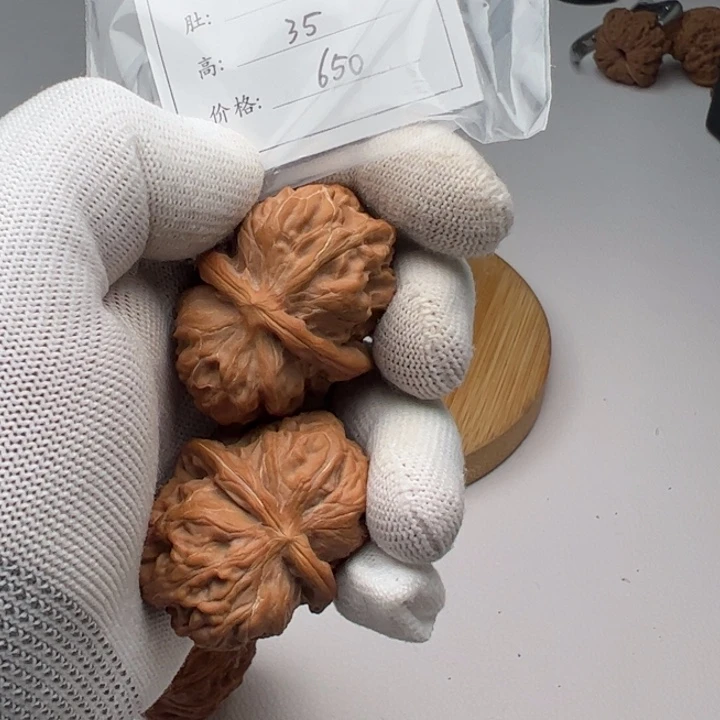 文玩核桃把件平谷方块347