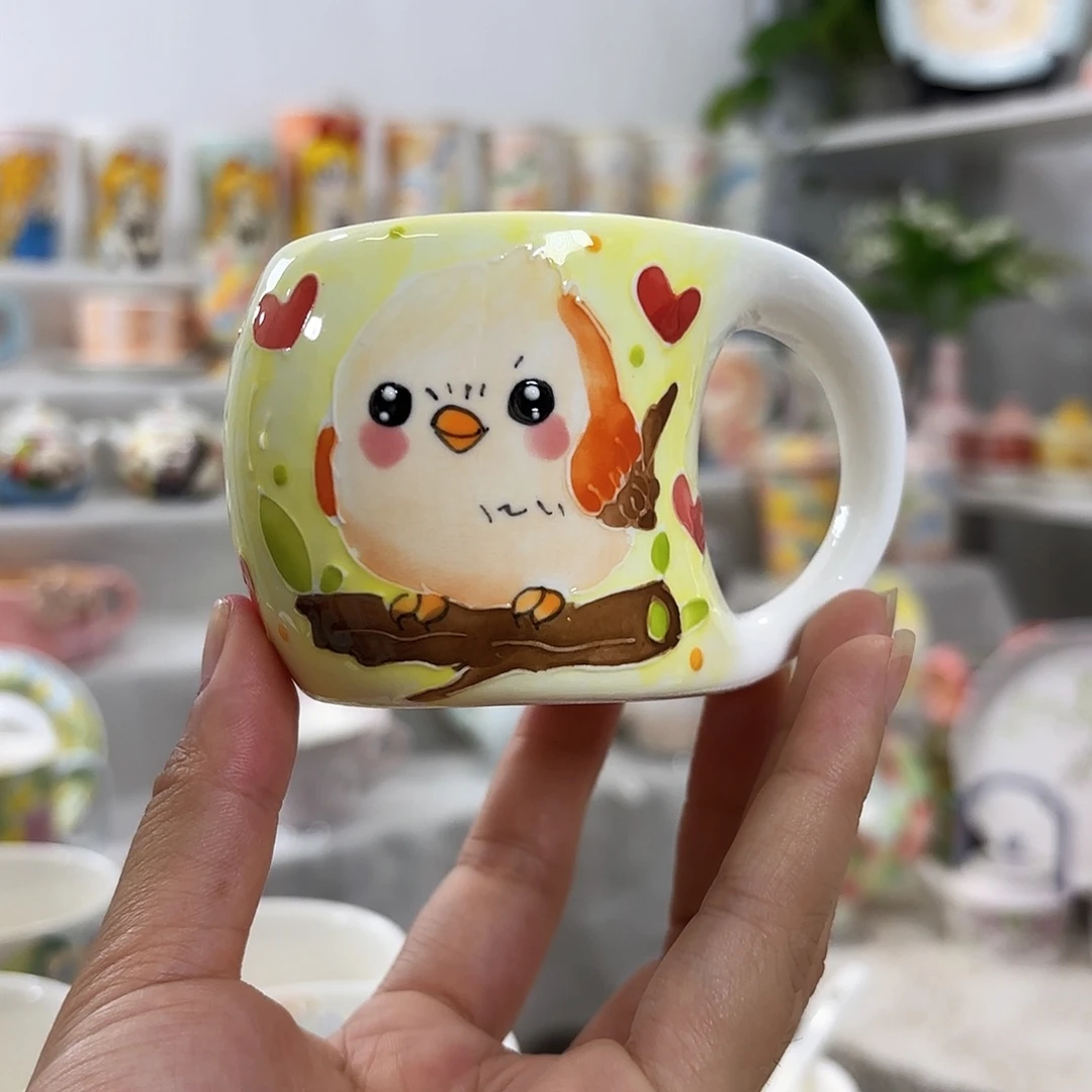 手绘高温釉下彩陶瓷