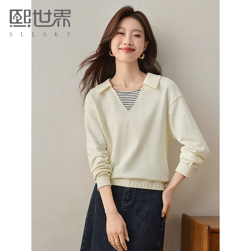 1B1LB004_熙世界通勤淑女风格常规卫衣