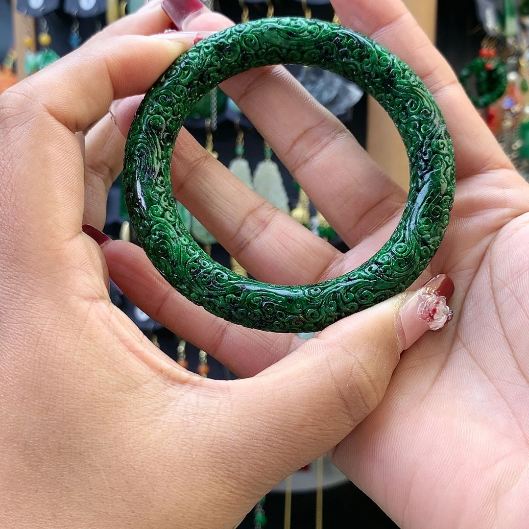 【闪购商品】翡翠手镯未镶嵌啊*手镯