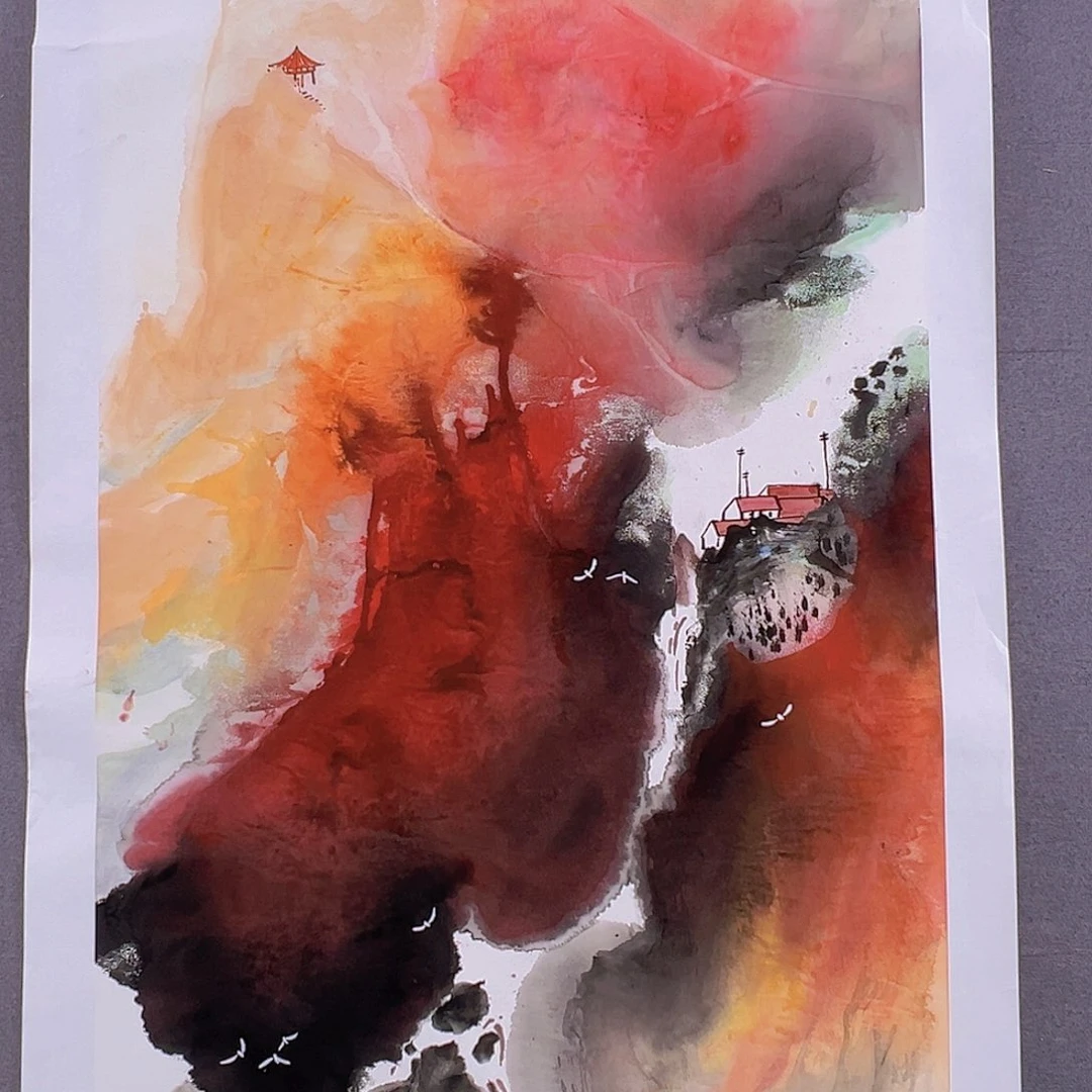 国画当代艺术，展览作品