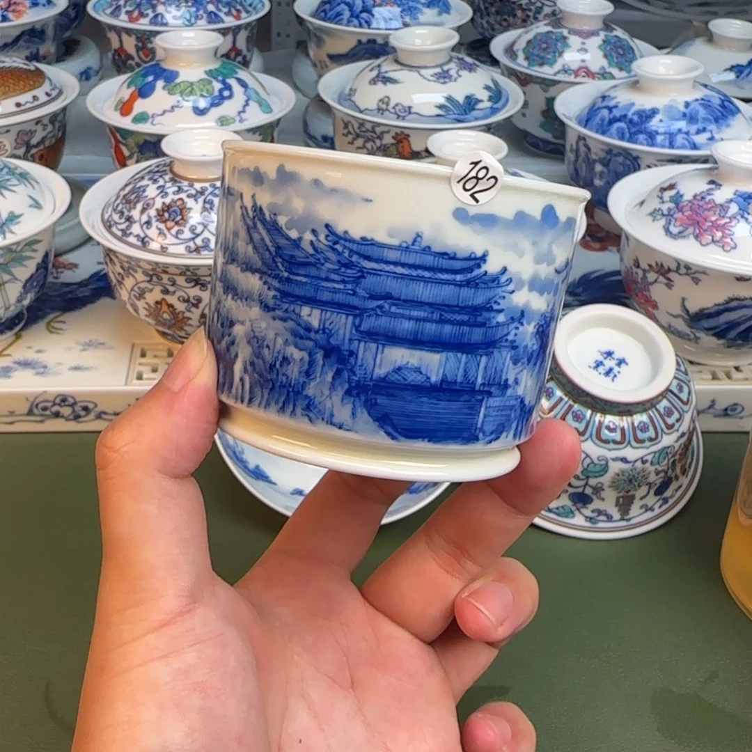 彦祖纯手工手绘茶具182