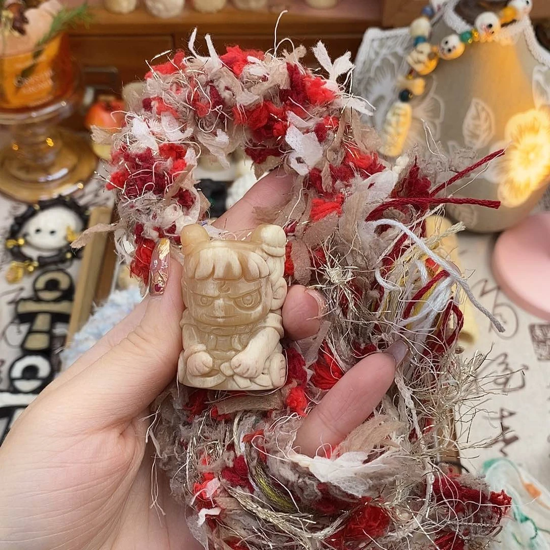 鹿骨把件小**糖M16马骨哪吒骨笛29.9➕绳子