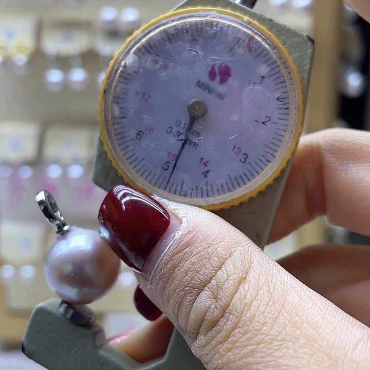 淡水珍珠颈饰银S925镶嵌