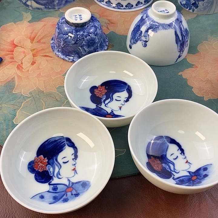 杯现代景德镇全手工全手绘茶具168888