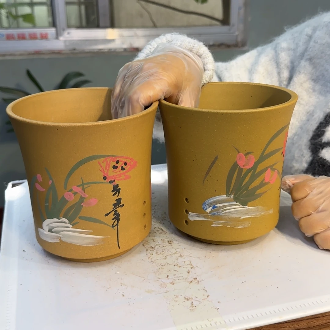 紫砂花盆紫砂口径15