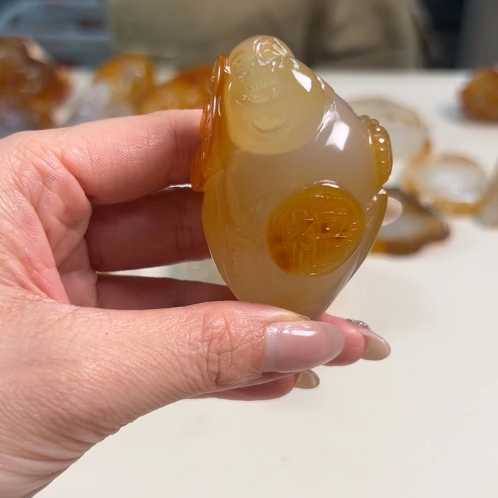 玛瑙/玉髓吊坠(不含链)未镶嵌