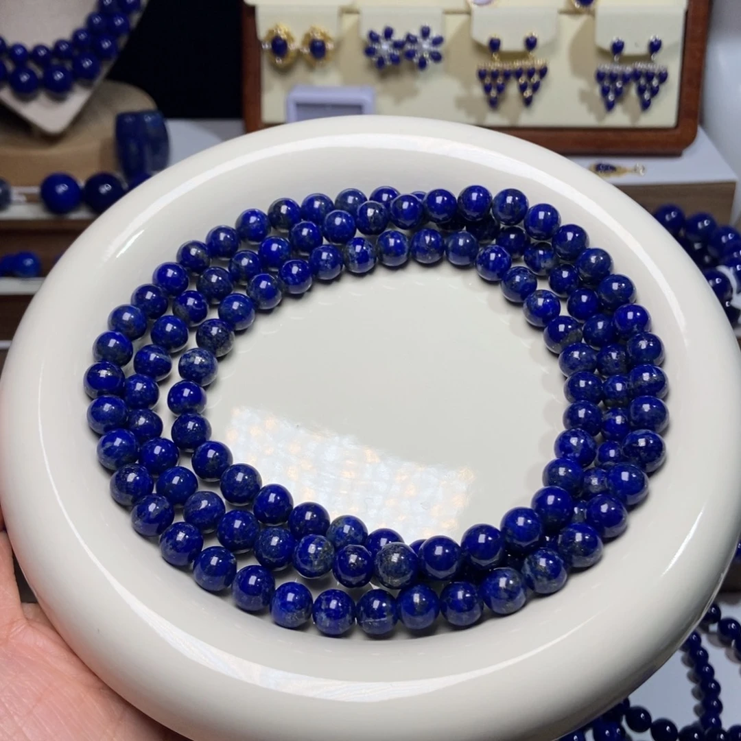 青金石未镶嵌8mm+108佛珠