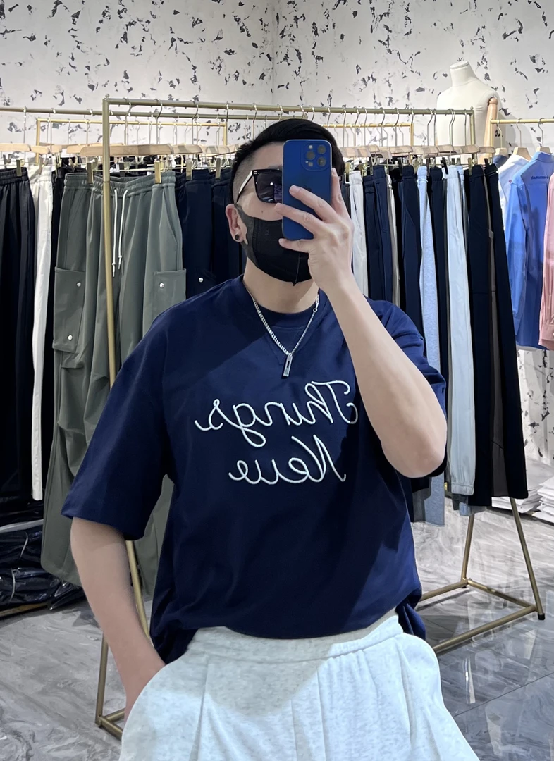 HH- YAPI 欧美小众积极松弛感百搭时尚短袖T恤205