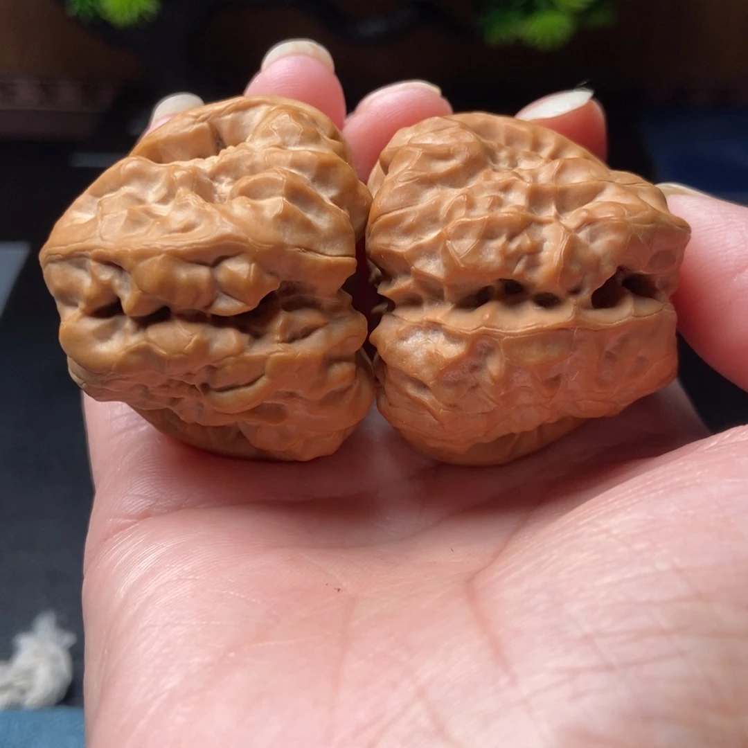 文玩核桃把件蛤蟆头42
