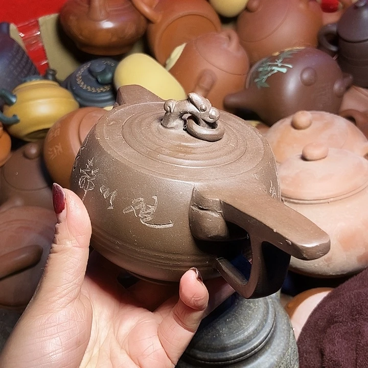 全手工制作宜兴紫砂茶壶