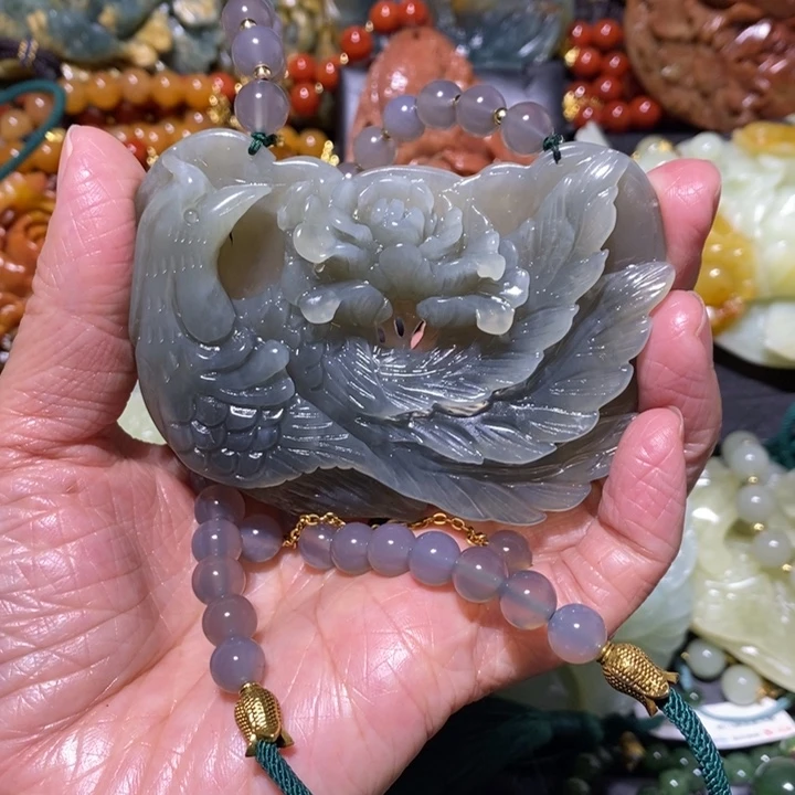 岫玉岫玉吊坠未镶嵌