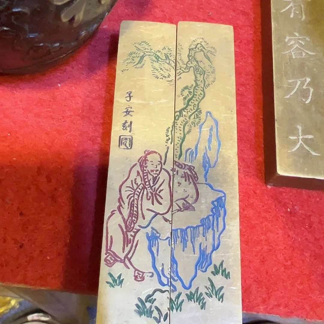 黄铜摆件，文房摆件工艺品