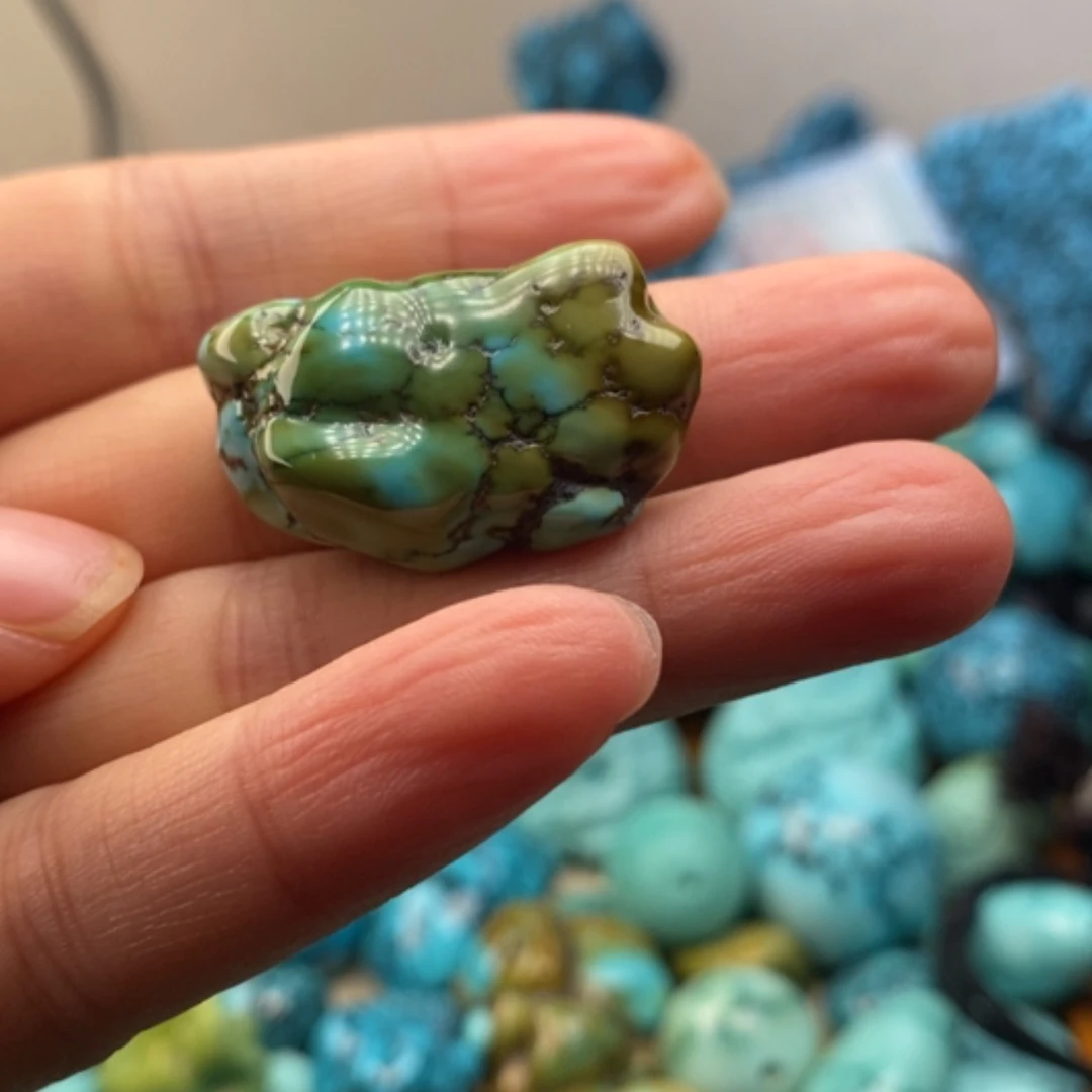 【闪购商品】未镶嵌绿松石珠宝半成品