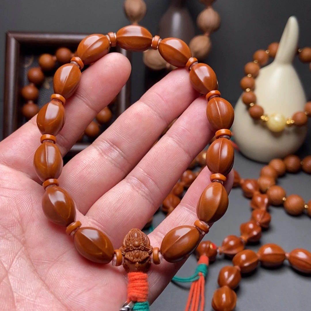 橄榄核手串/手链大鹏展翅 苏工 橄榄核手串