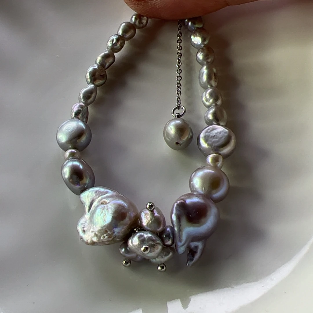 合金淡水珍珠手绳908