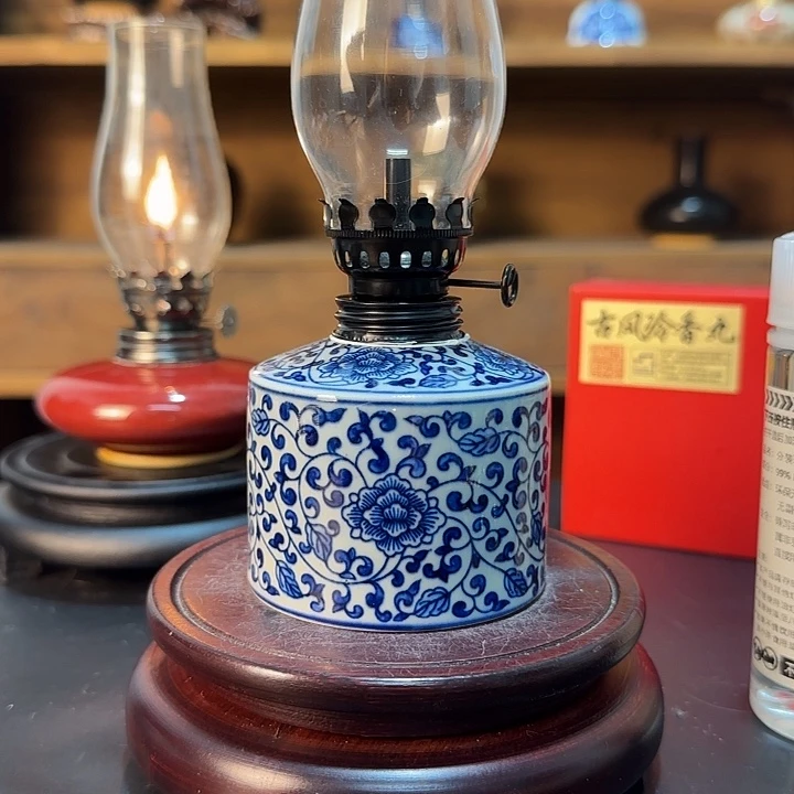摆件景德镇陶瓷香薰灯