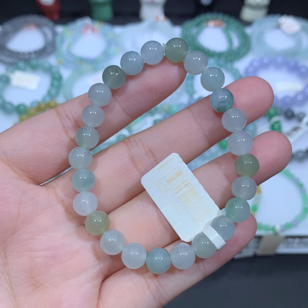 未镶嵌手串翡翠天然
