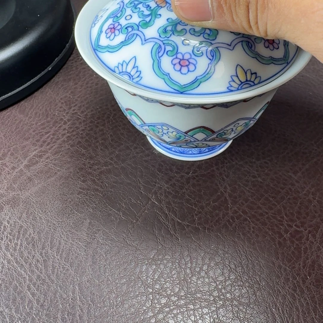 千***然瓷片当代景德镇陶瓷手绘茶具