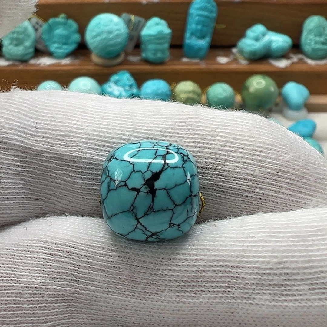 绿松石老型珠 未镶嵌