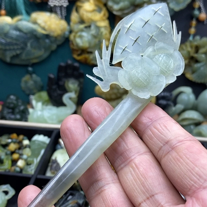 【闪购商品】未镶嵌岫玉发簪
