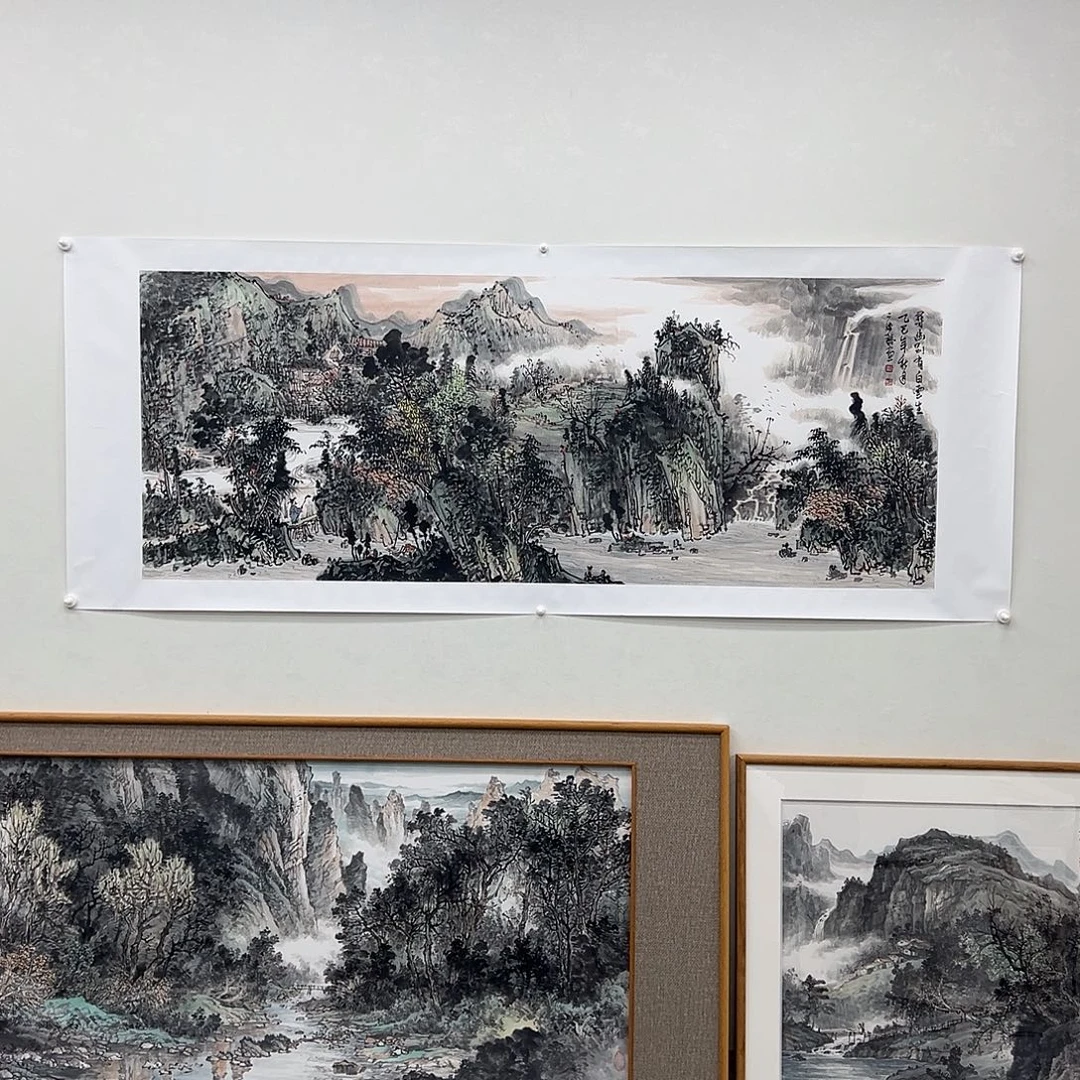国画秦康胜小六尺180*70精品佳作