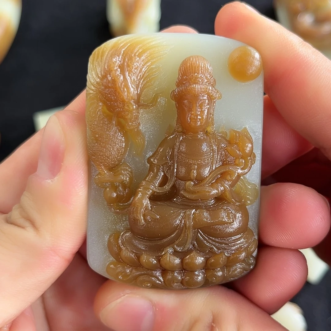 【闪购商品】颈饰未镶嵌和田玉（糖玉）