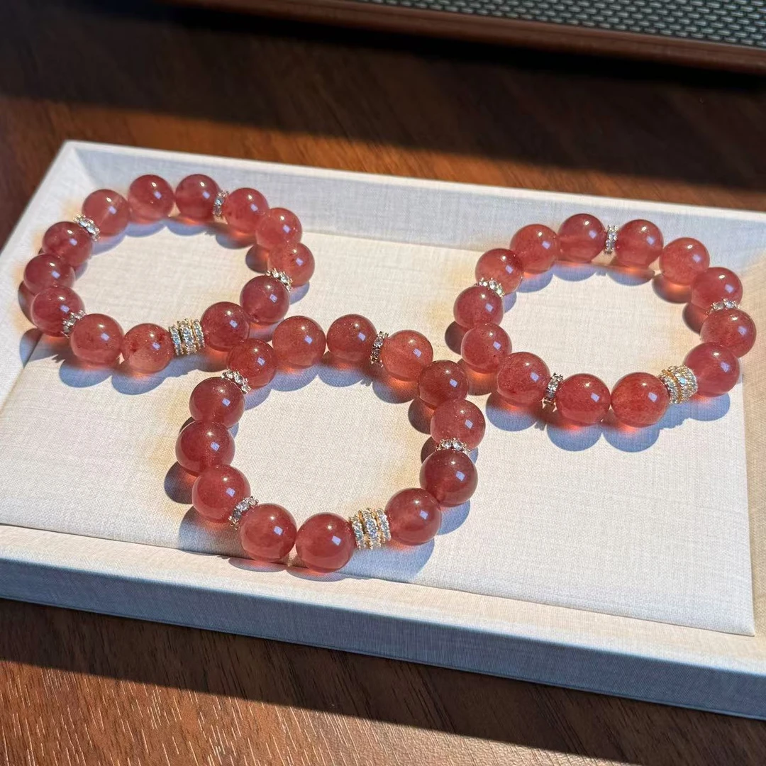 草莓晶手串手链 颜色微差多样性发其一ZDD561