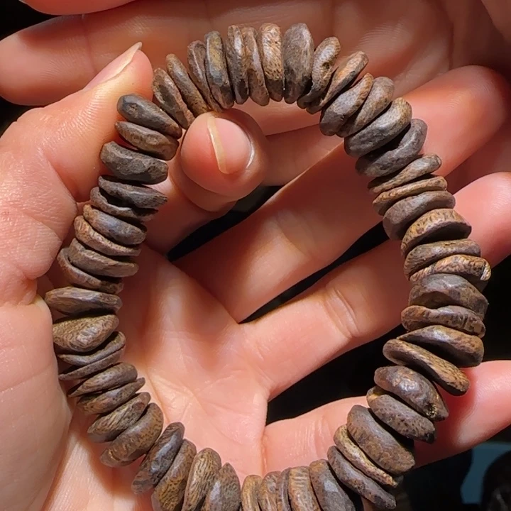 沉香手串原母树沉水树丁手串19.5克