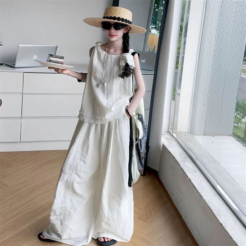 小清新夏装套装休闲新款2025女孩夏季洋气两件套CSC2295