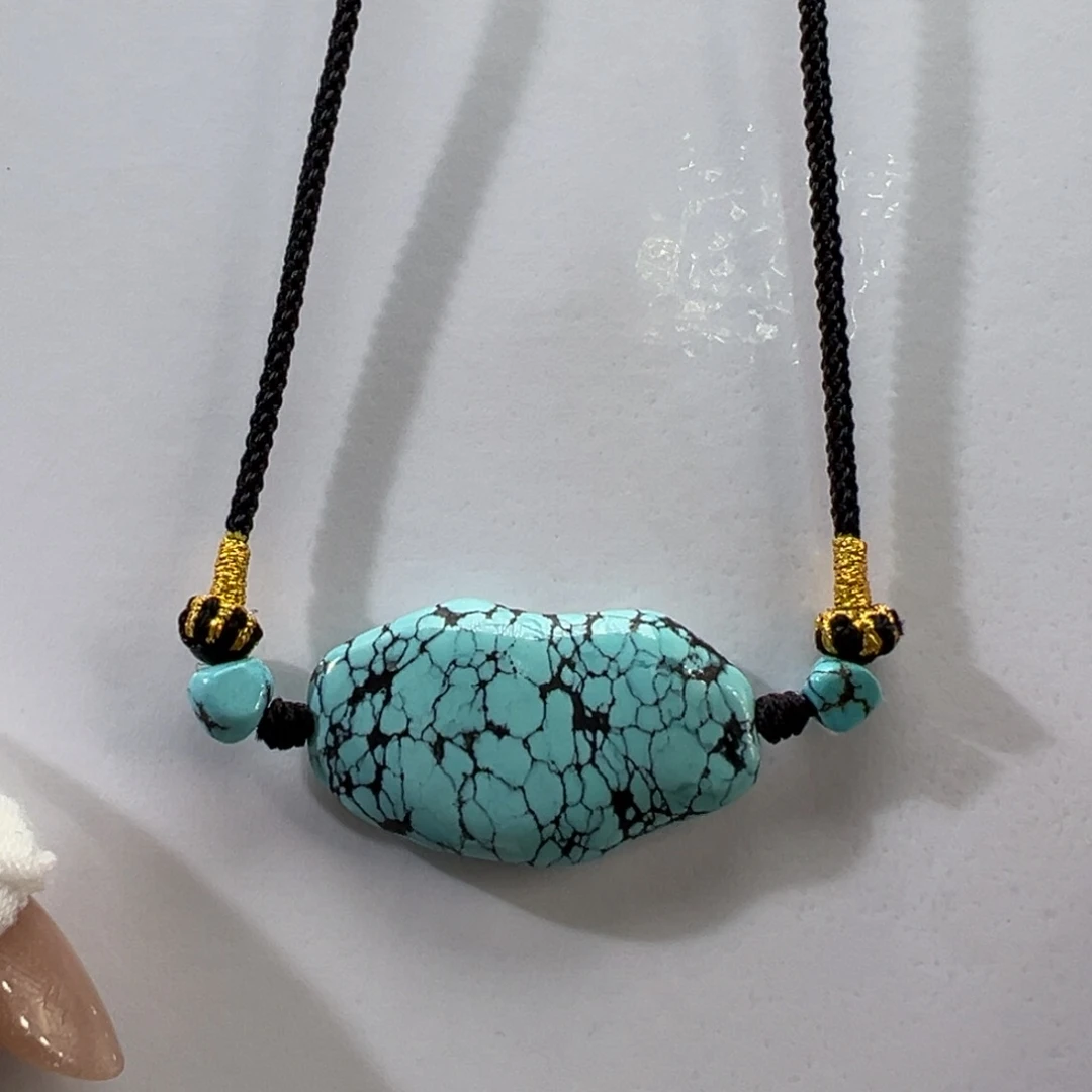 绿松石未镶嵌挂件