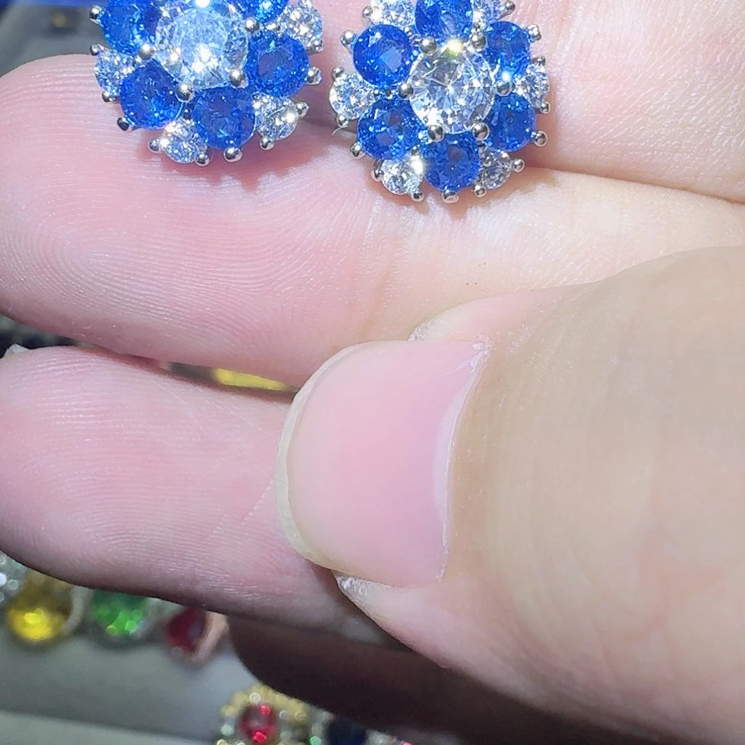 绿水晶戒指银S925镶嵌